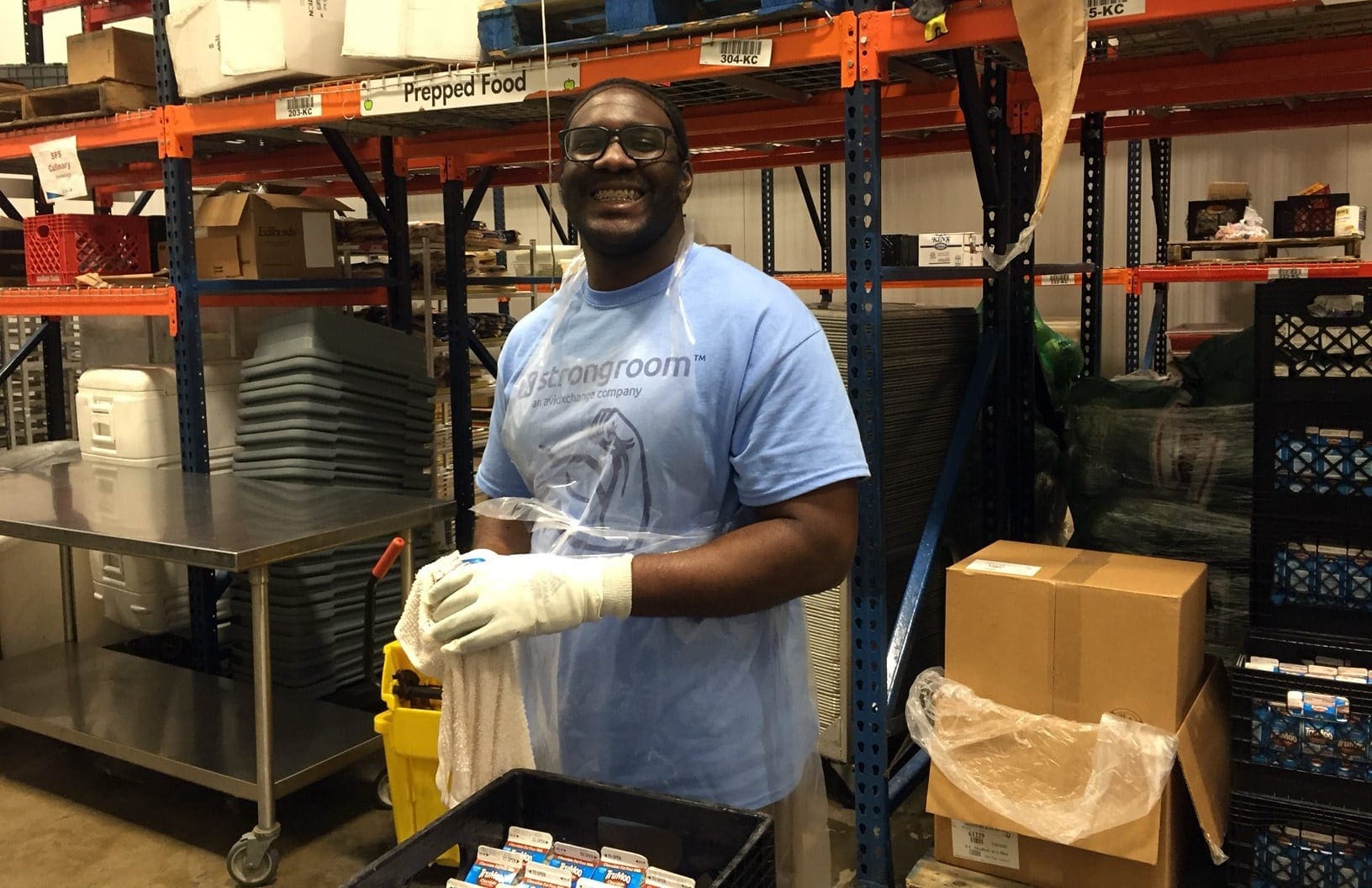 Nicholas Tyson volunteering