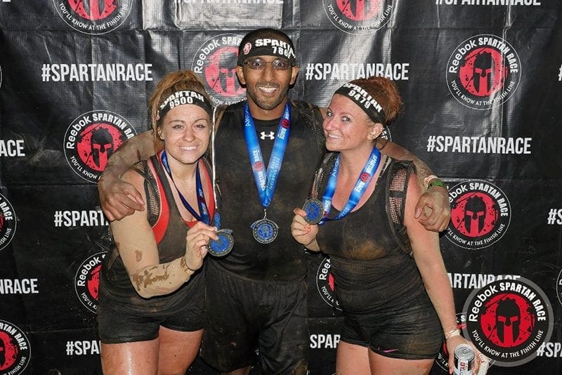 group photo from spartan games