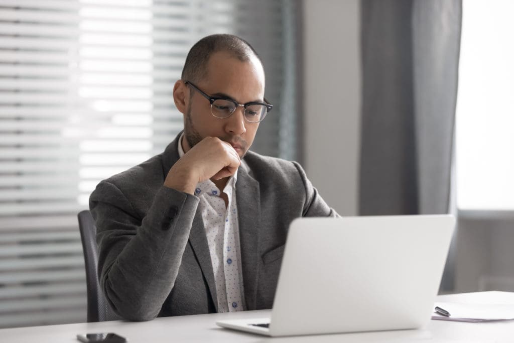 Man at computer