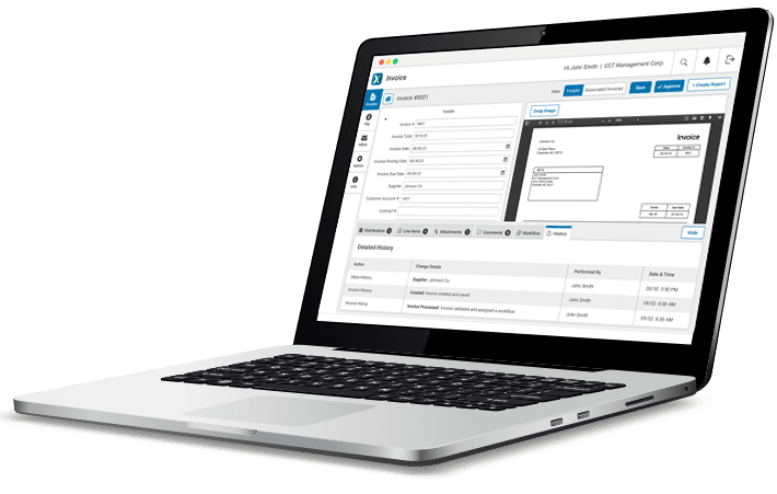 AvidXchange Invoice Management Screenshot