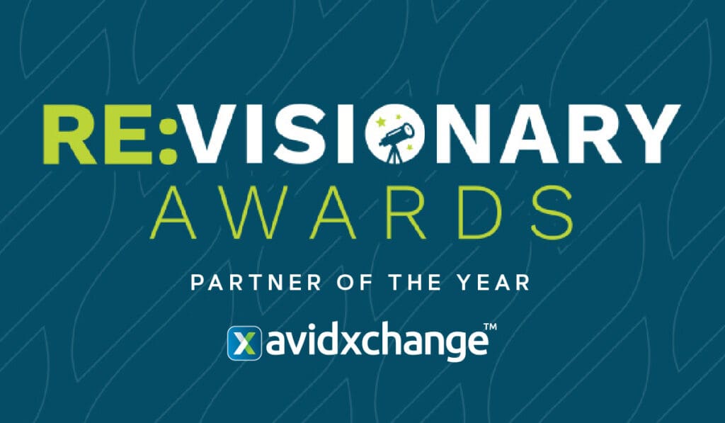 Re:Visionary Awards Partner of the Year AvidXchange