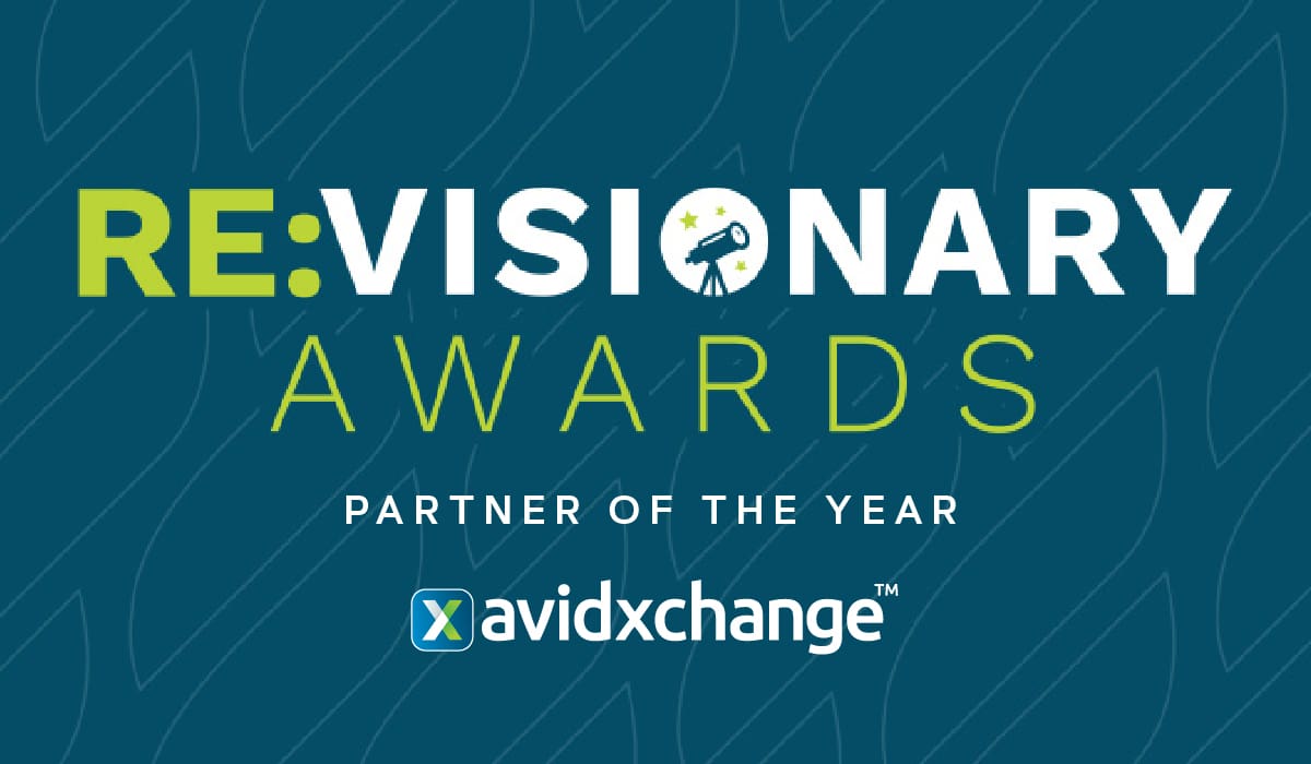 Re:Visionary Awards Partner of the Year AvidXchange