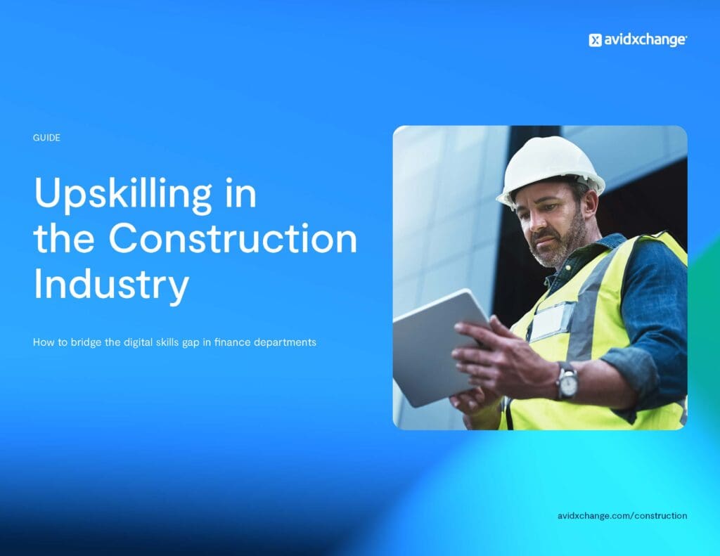 front cover of construction upskilling ebook
