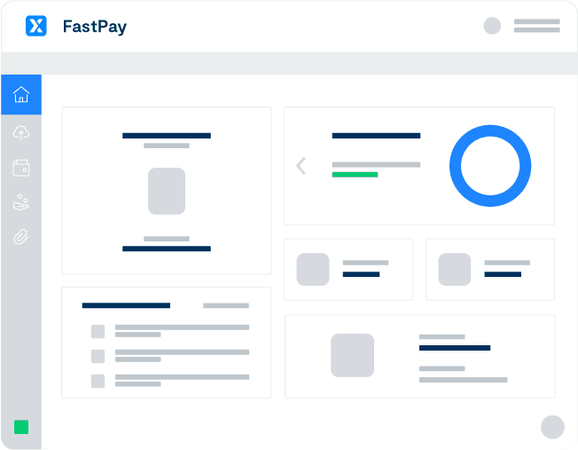 FastPay product screen