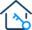 Locked house icon