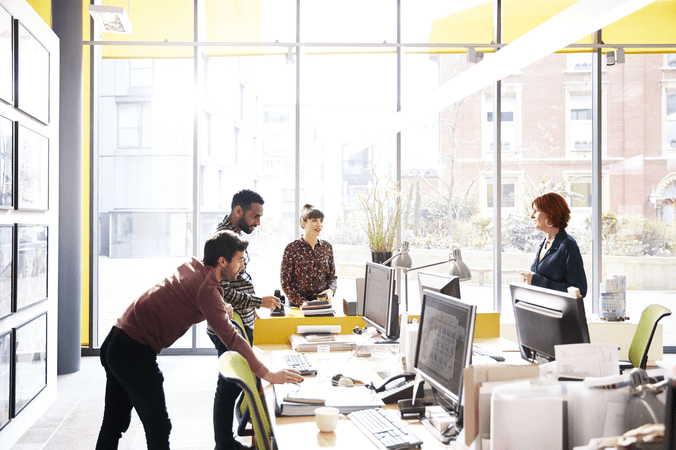 office scene