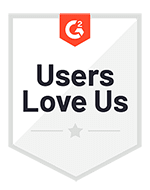 G2 Users Love Us badge.