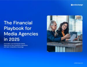 The cover of an eBook about the findings from a study of media agencies in 2025