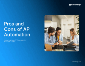 Title page for Pros and Cons of AP automation for Real Estate pros