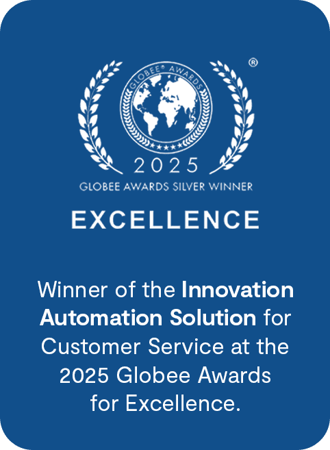Globee Awards Silver badge