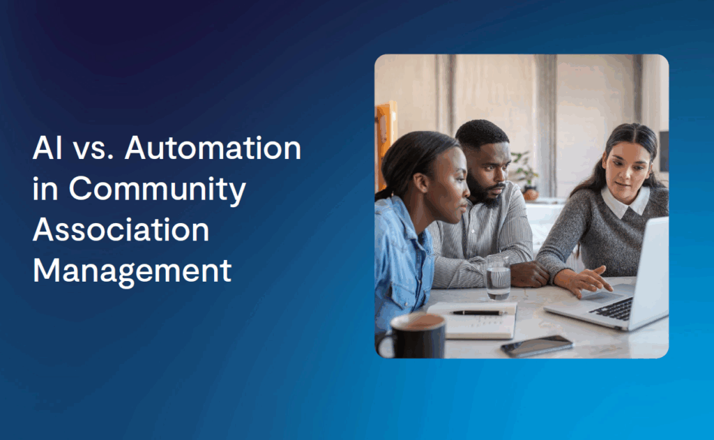 AI vs Automation in Community Association Management eBook cover