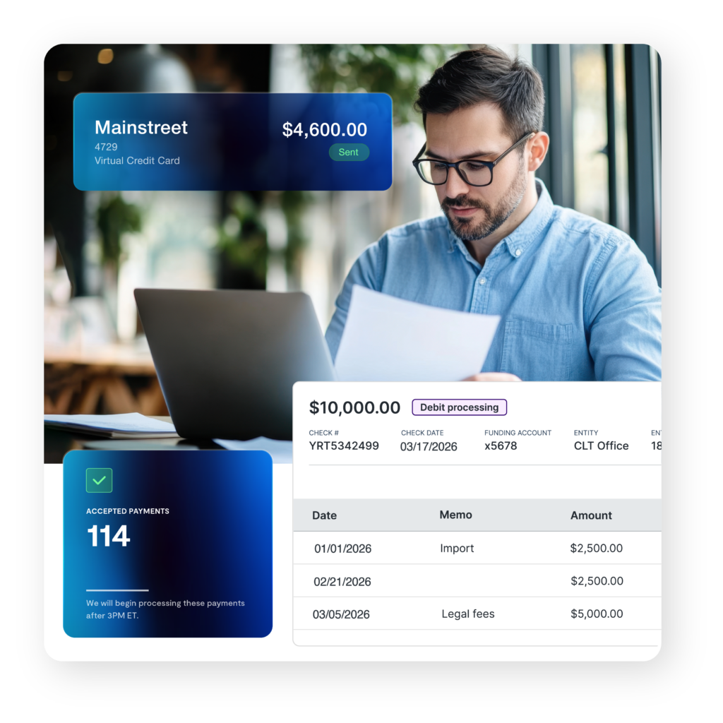 Enterprise payment automation experience
