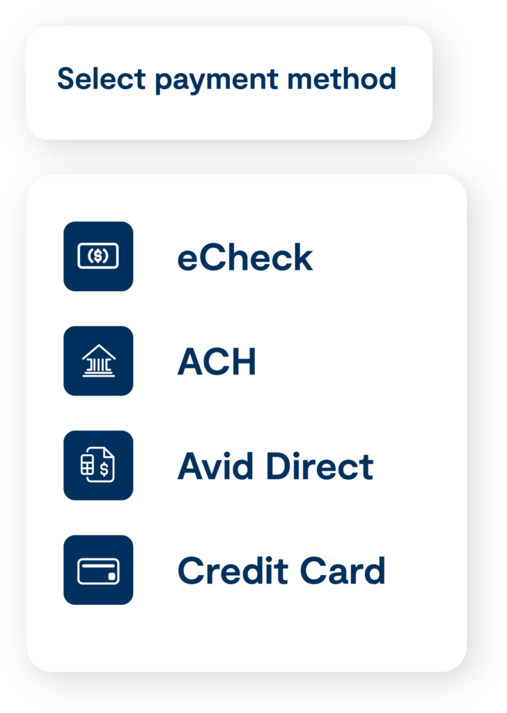 Payment methods