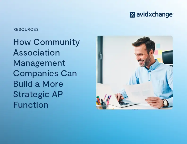 Cover image of eBook about AP strategy for community association management