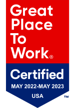 Certified Great Place to Work 2022 badge