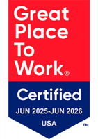 Certified Great Place to Work badge